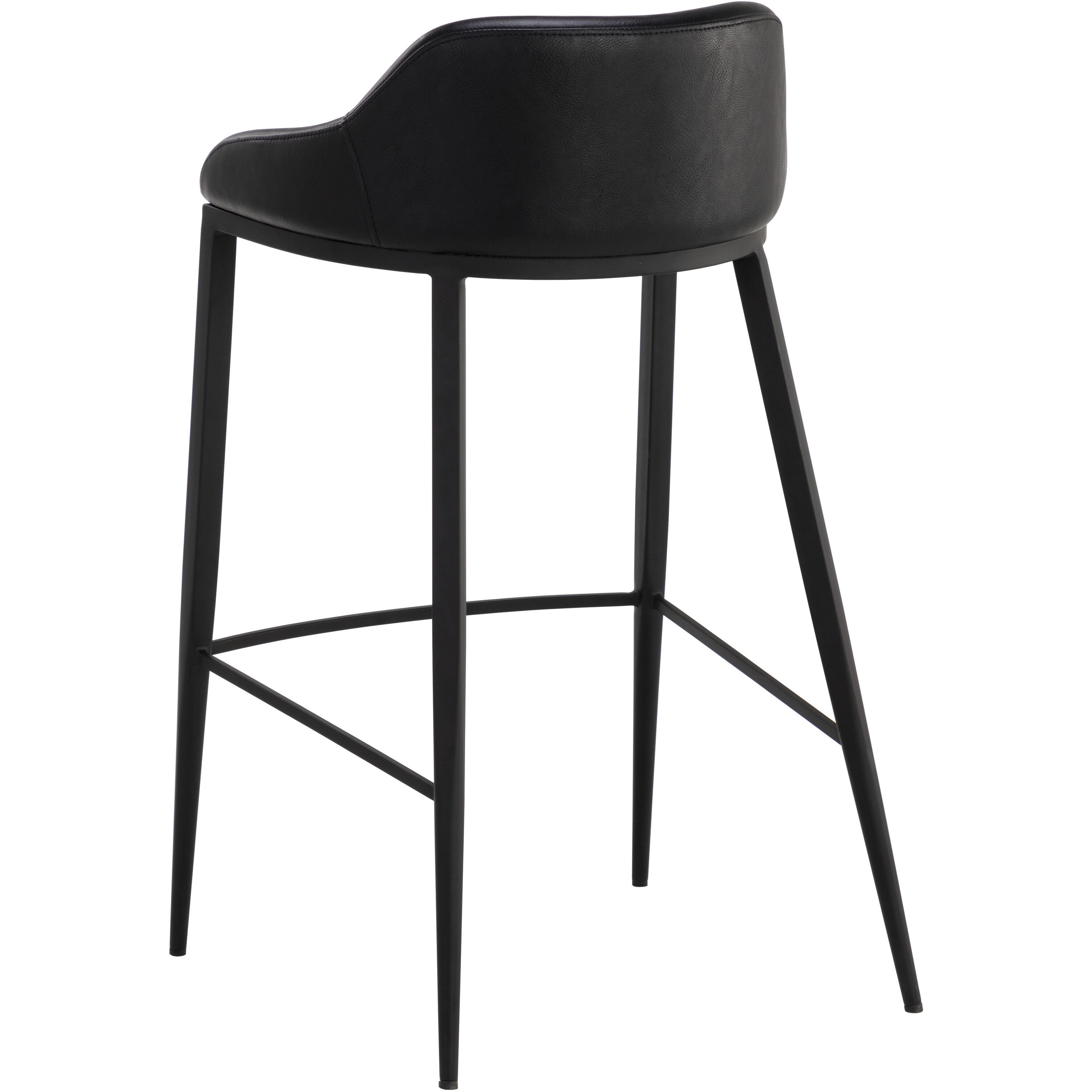 Astra 34.75 inch Black / Nightfall Black Barstool